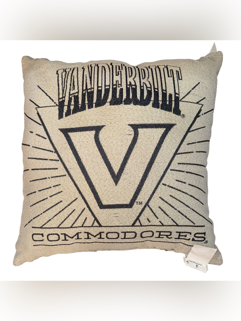 Licensed Vanderbilt Commodores Throw Pillow
Indoor/Outdoor
26”x26” Big! 
NWT